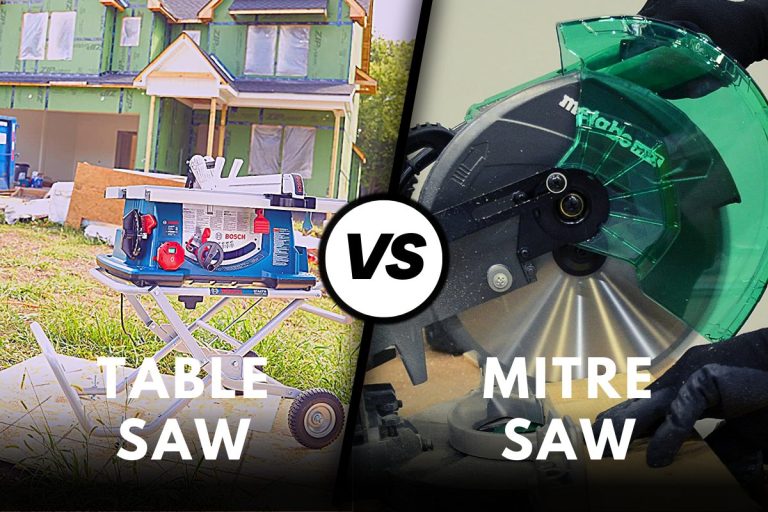 Table Saw vs Mitre Saw